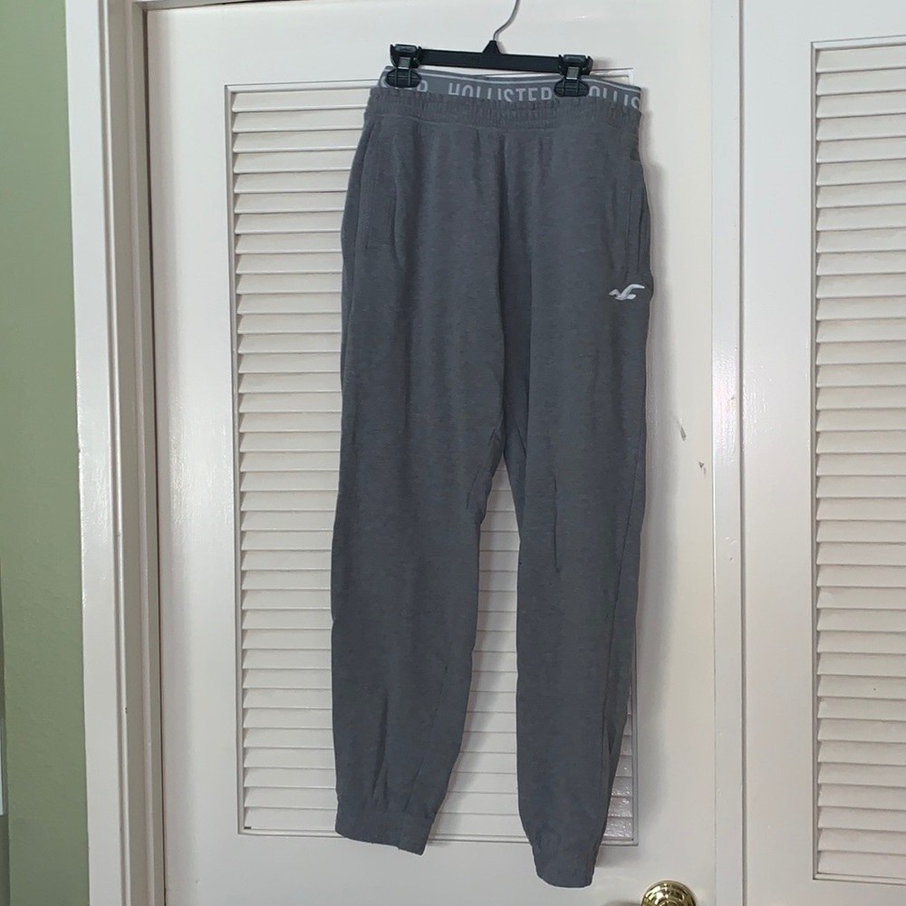 hollister small grey sweatpants
